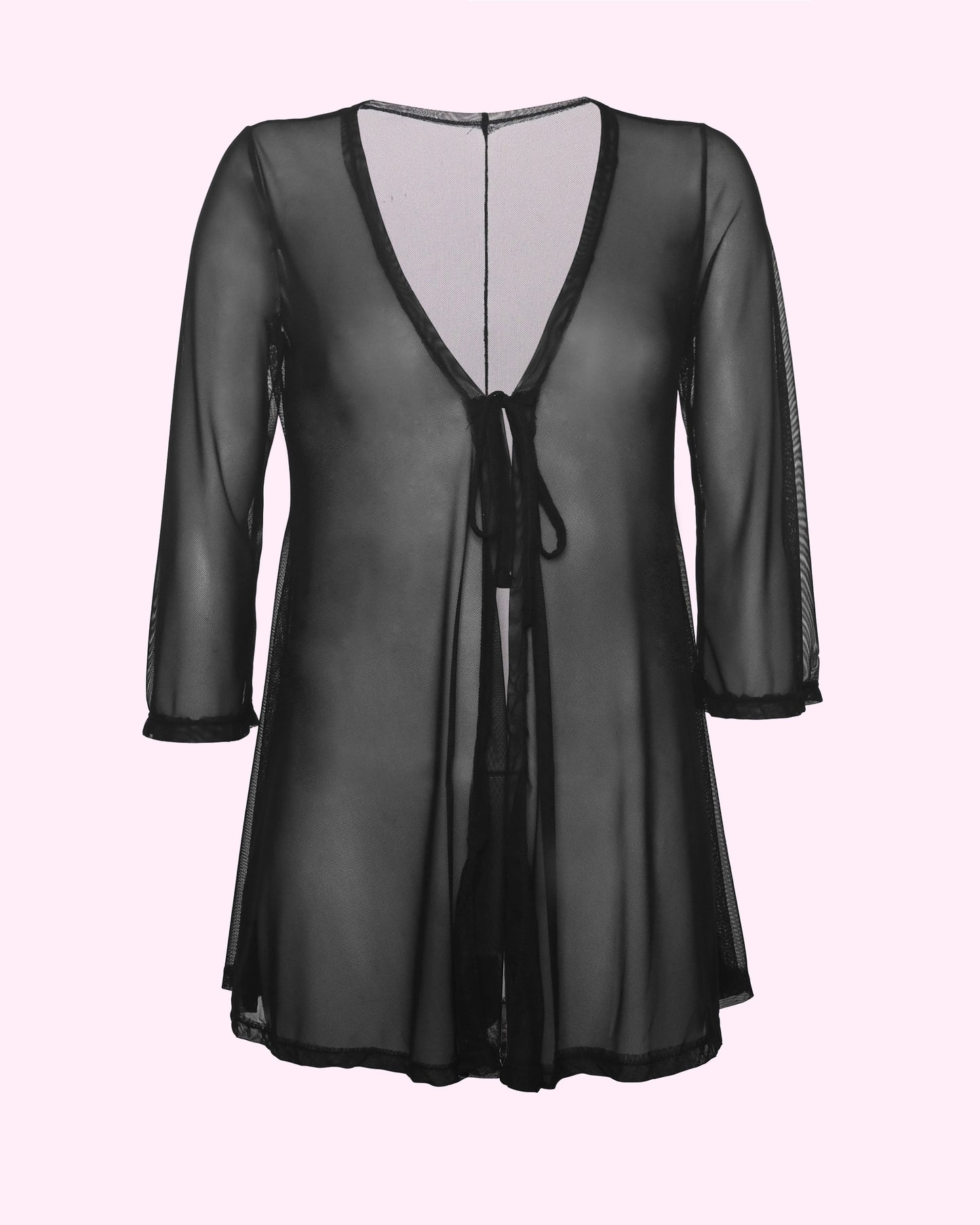 Sheer Kimono ~ Black