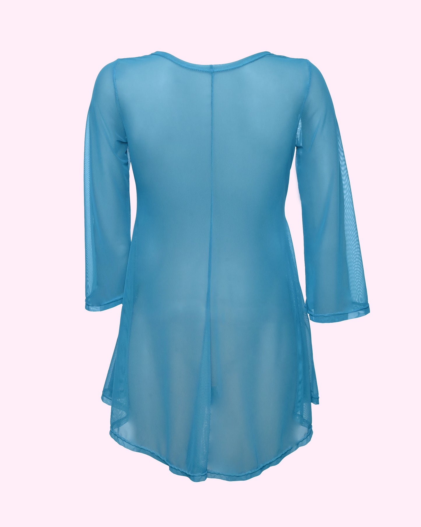 Sheer Kimono ~ Ocean Blue