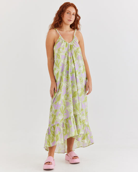 Ella Maxi Dress ~ Fiesta Print