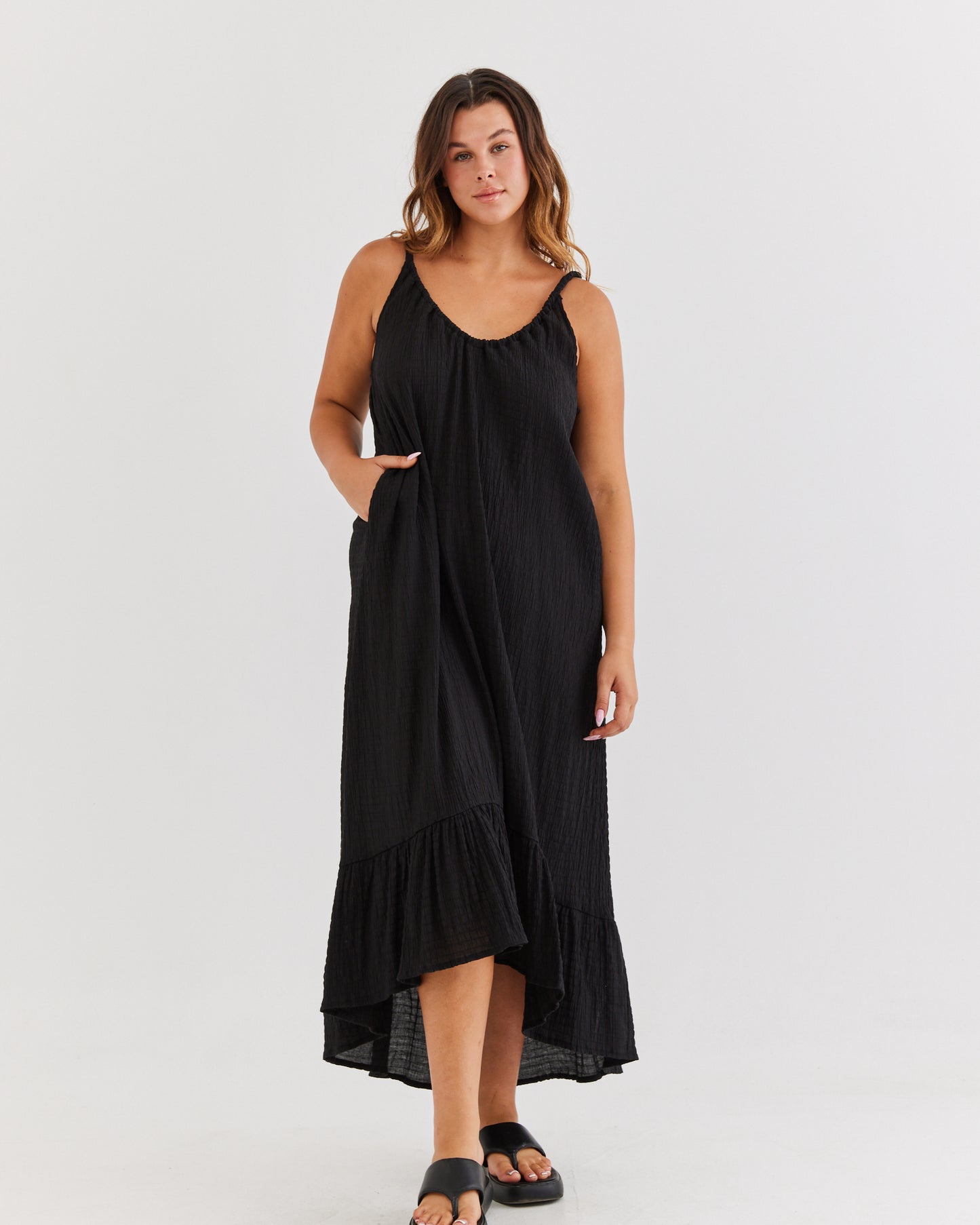 Ella Maxi Dress ~ Black