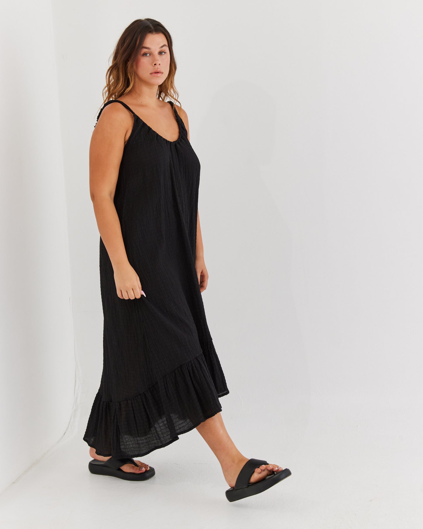 Ella Maxi Dress ~ Black