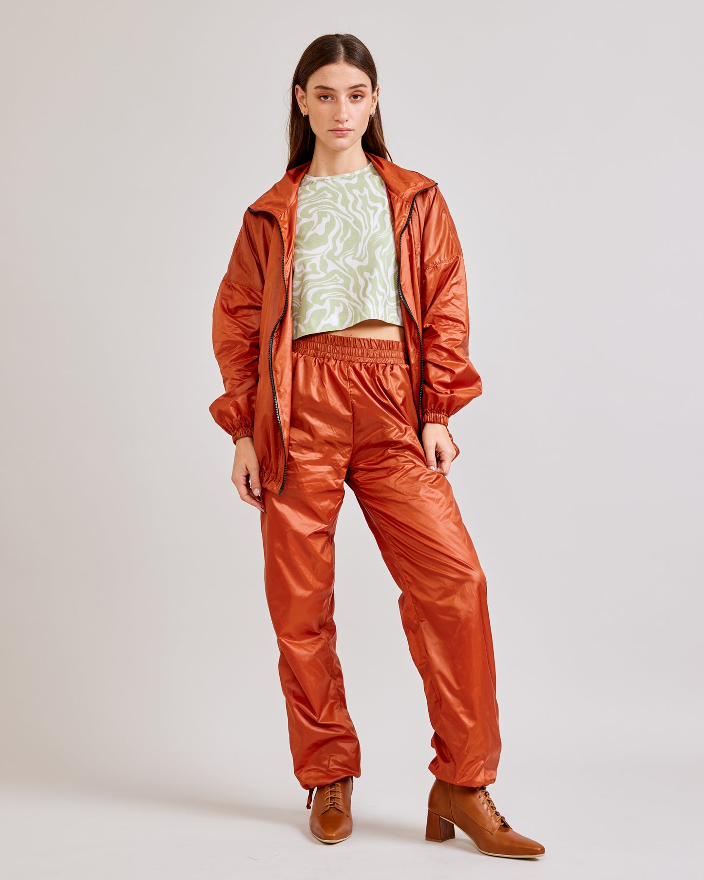 Nylon Jacket ~ Rust