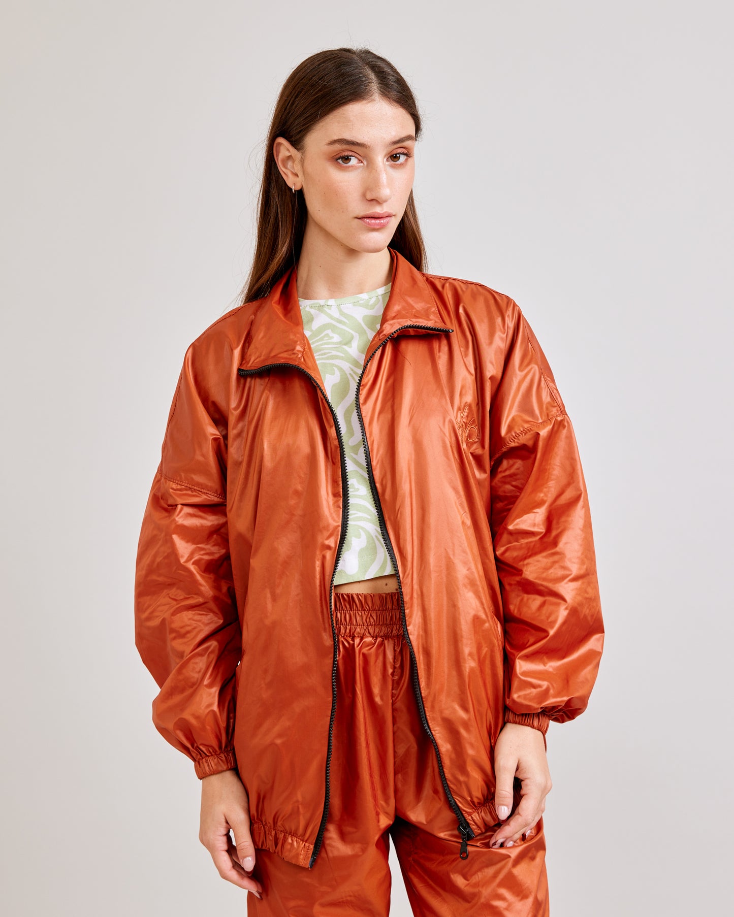 Nylon Jacket ~ Rust