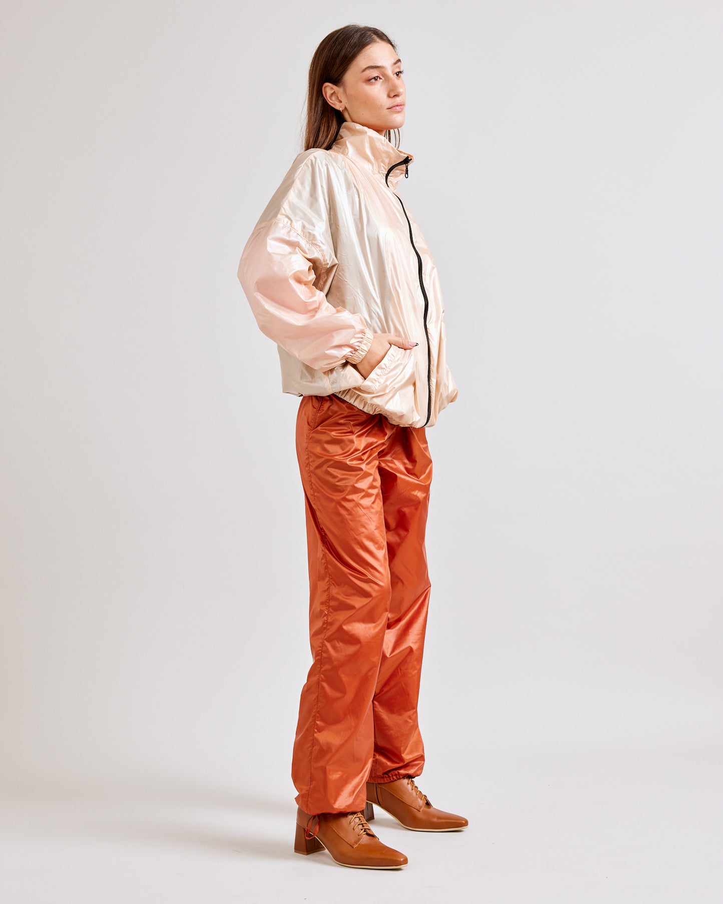 Nylon Jacket ~ pearl