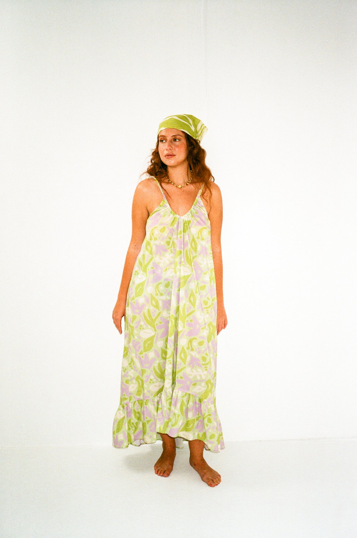 Ella Maxi Dress ~ Fiesta Print