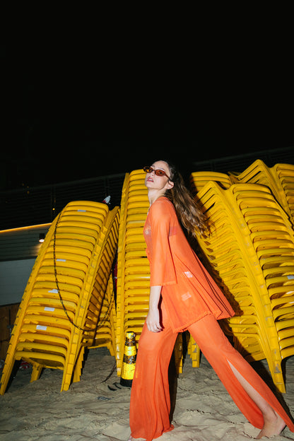 Sheer Pants ~ Orange