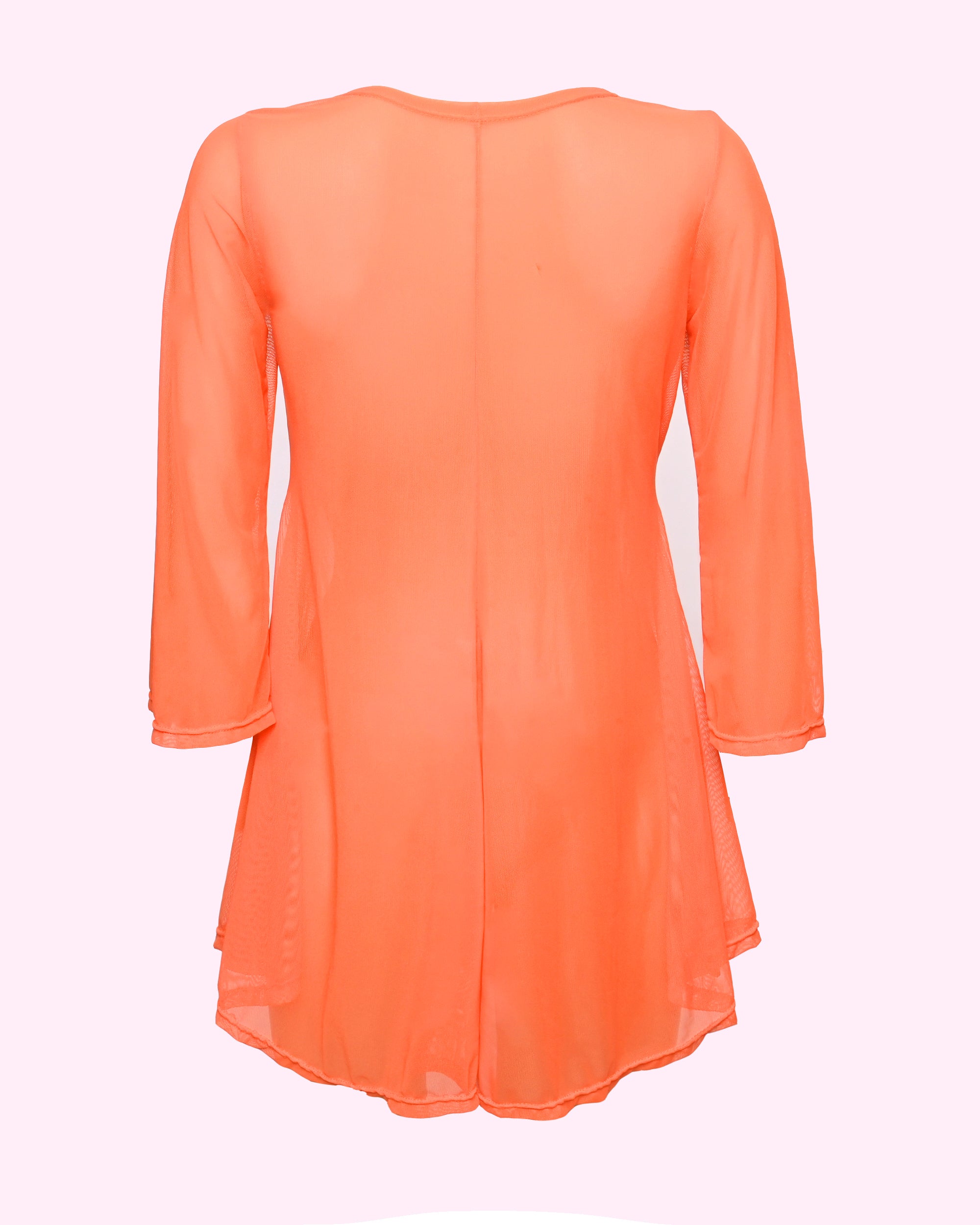 Sheer Kimono ~ Orange