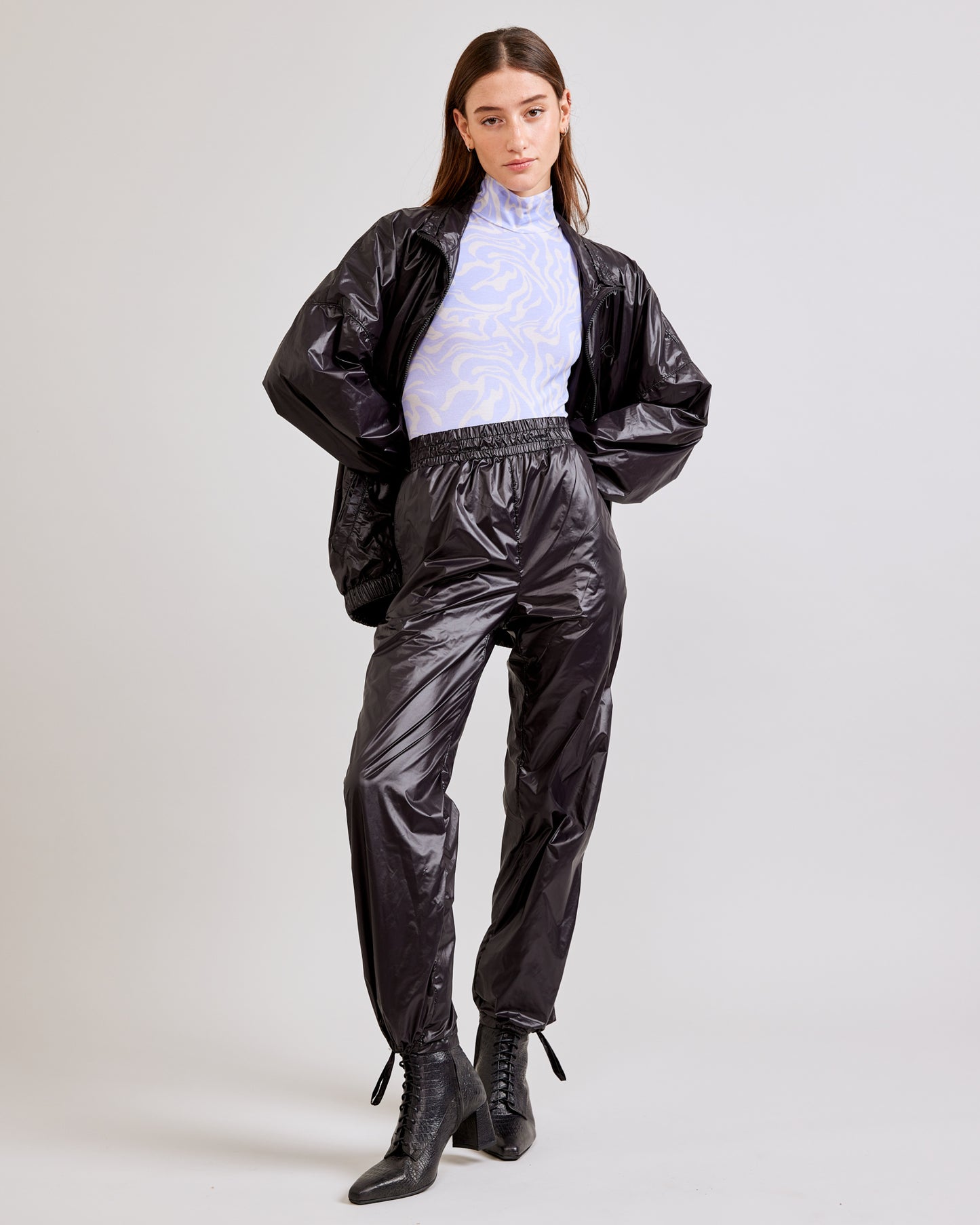 Nylon Pants ~ black
