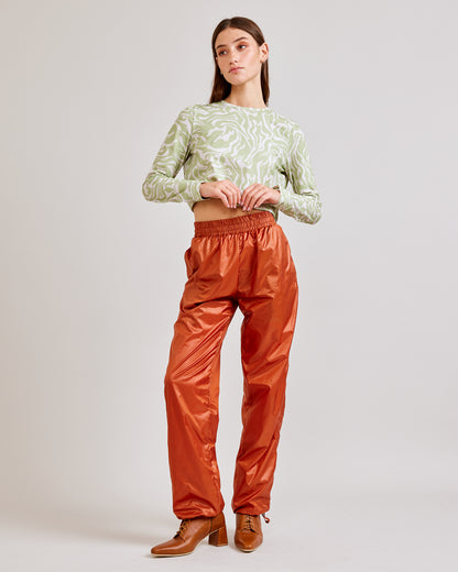 Nylon Pants ~ Rust