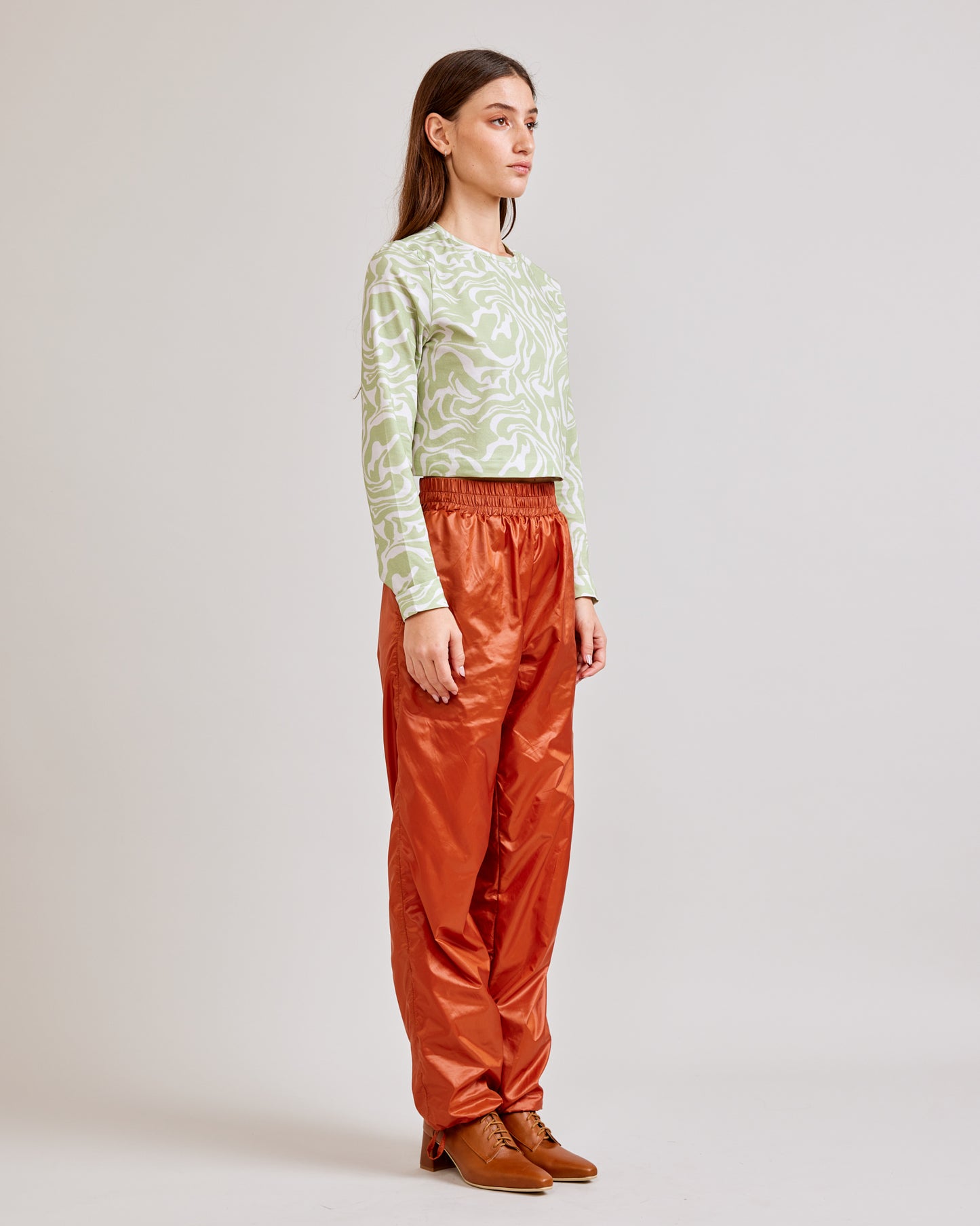 Nylon Pants ~ Rust