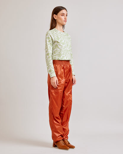 Nylon Pants ~ Rust
