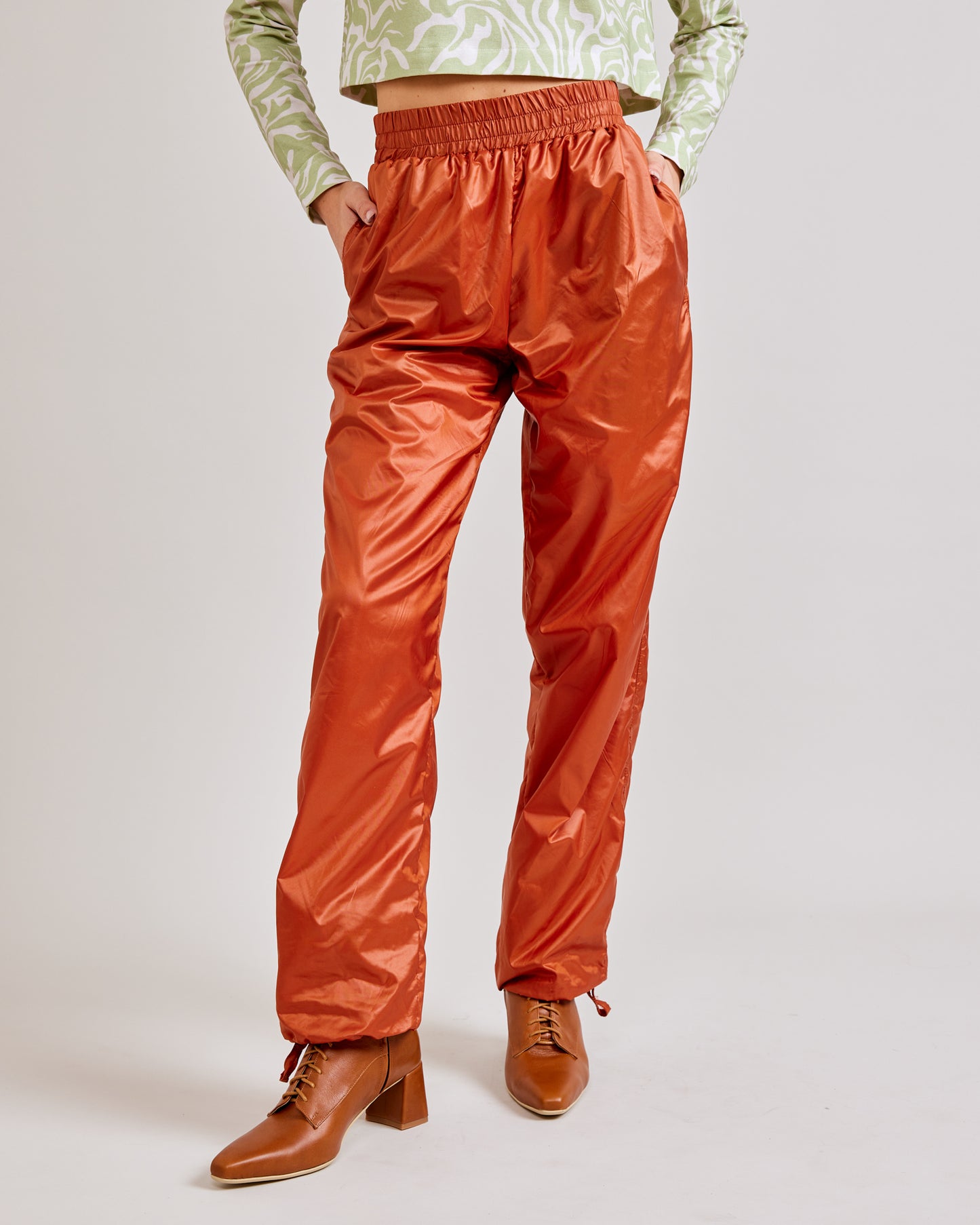 Nylon Pants ~ Rust