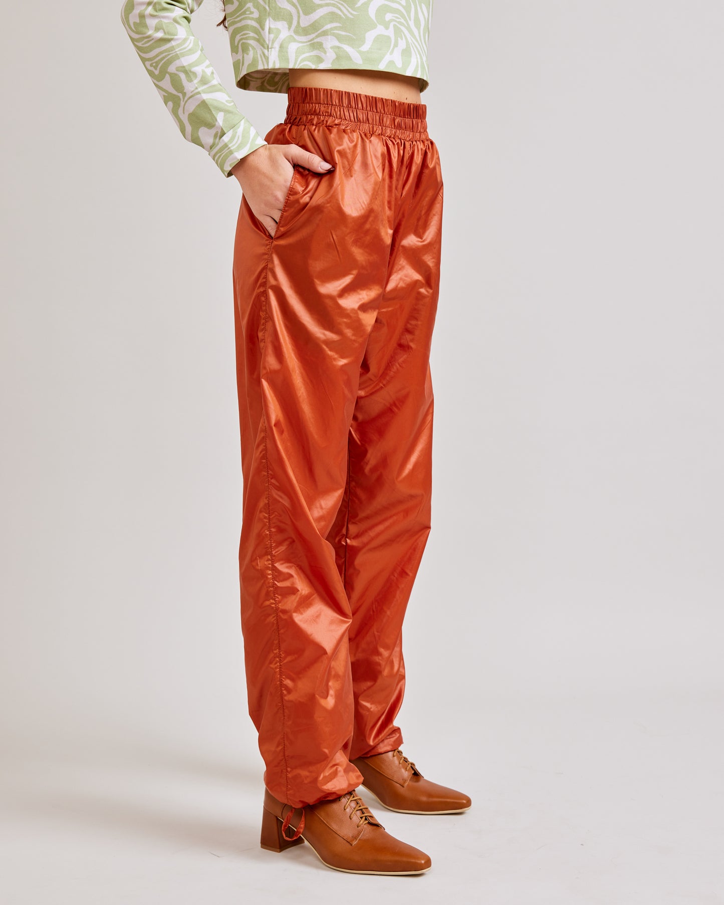 Nylon Pants ~ Rust