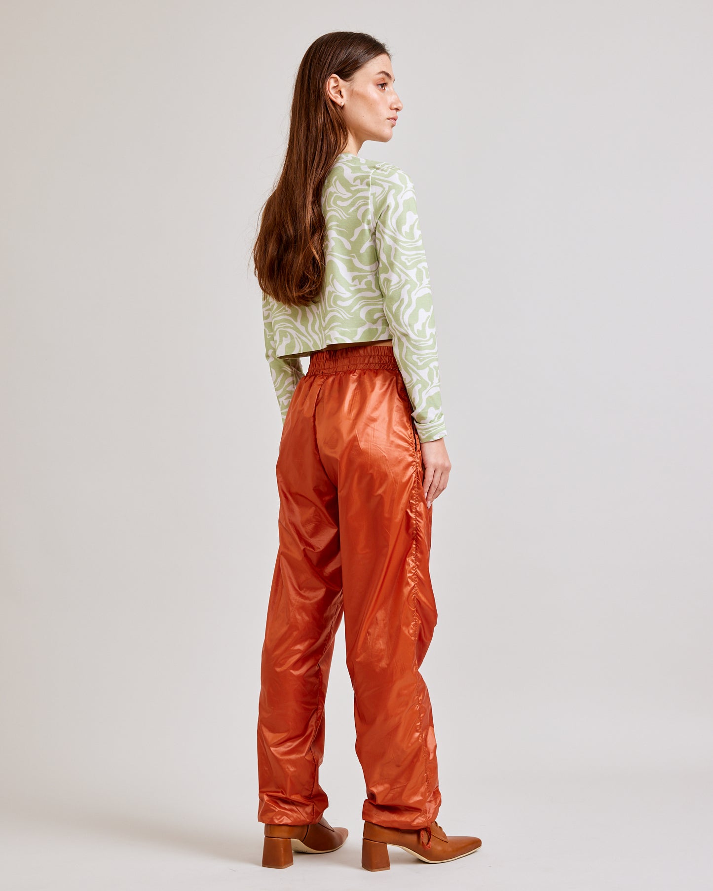 Nylon Pants ~ Rust