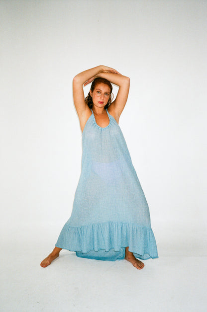 Ella Maxi Dress ~ Pale Blue